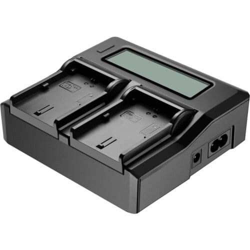 Probty LP-E6 LPE6 LP E6 LCD Dual Battery Charger for Canon EOS 5D Mark iii 5D Mark ii 6D 60D 7D 70D