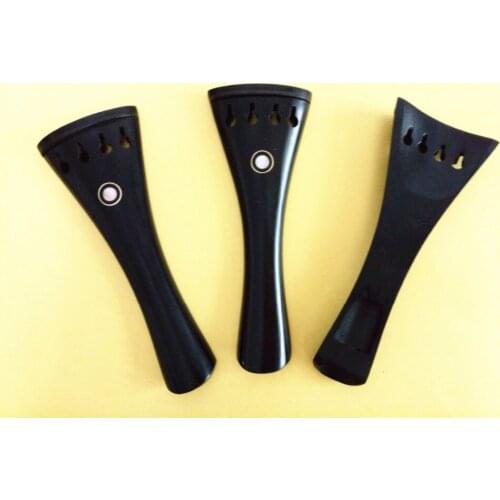 1pcs High quality black ebony 4/4 violin tailpiece,violin Accessories