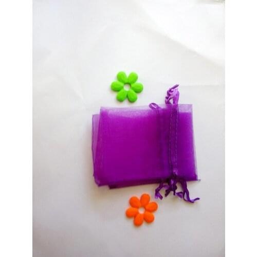 20*30cm 20pcs Dark purple Organza Bag christmas Drawstring bag jewelry packaging bags for gift/candy/wedding/party Yarn bag