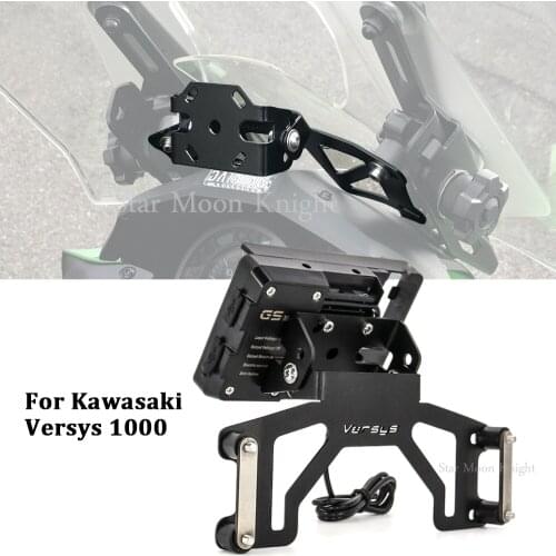 Motorcycle Accessories GPS navigation bracket Supporter Holder for Kawasaki Versys 1000 Versys1000 2019 2020