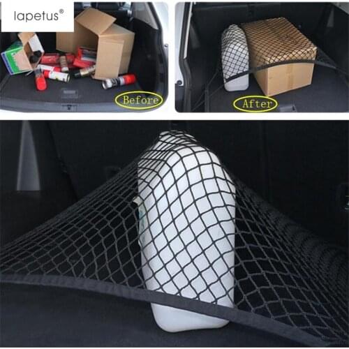 Lapetus Accessories For Lexus RX200T RX450H 2016 - 2019 Rear Luggage Storage String Bag Mesh Multifunction Net Molding Cover Kit