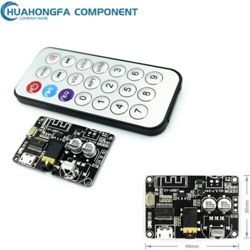 BLE 5.0 decoder board stereo BLE Audio Module wide voltage adjustable volume speaker amplifier XY-WRBT With remote control