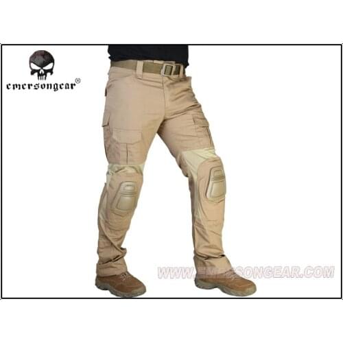 EMERSON Gen2 Combat Pants Airsoft Military bdu Trousers with Knee Pad Coyote Brown EM7038C