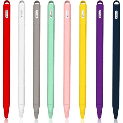 For Apple Pencil 2 1 2nd Generation Case Soft Silicone Holder Stylus Pen Cover Compatible For IPad Tablet Touch Protective Pouch