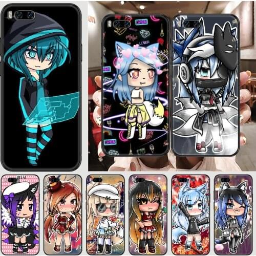 Social game Gacha Life Phone case For Xiaomi Mi Max Note 3 A2 A3 8 9 9T 10 Lite Pro Ultra black trend coque art bumper tpu cover