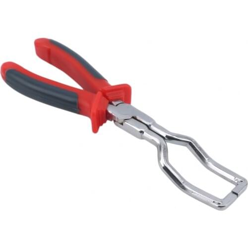 Steel Gasoline Pipeline Caliper Tubing Buckle Clamp Pipe Joint Crimping Pliers Gasoline Fuel Line Separating Forceps Plier