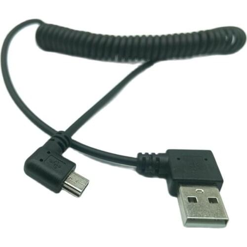 Practical 90 Degree left Angle USB 2.0 A Male to Left Angle Mini B 5p Male Cable