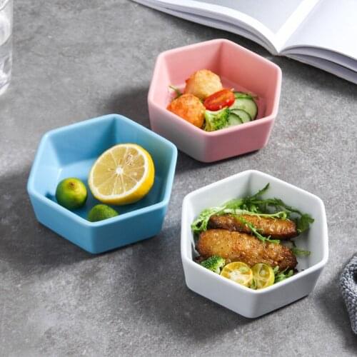 Nordic creative snack bowl matte ceramic fruit bowl dessert bowl snack bowl salad bowl sauce bowl household tableware