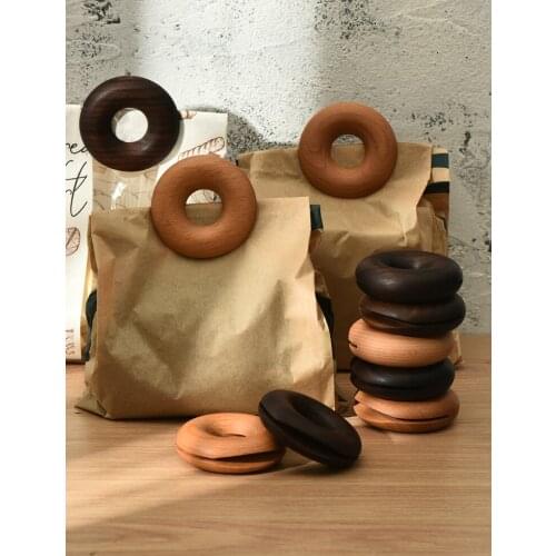 Kitchen Tools Organizer Donut Sealing Clip Walnut Food Storage Bag Sealer Clip Snack Bag Clips Sealer Clamp запаиватель пакетов