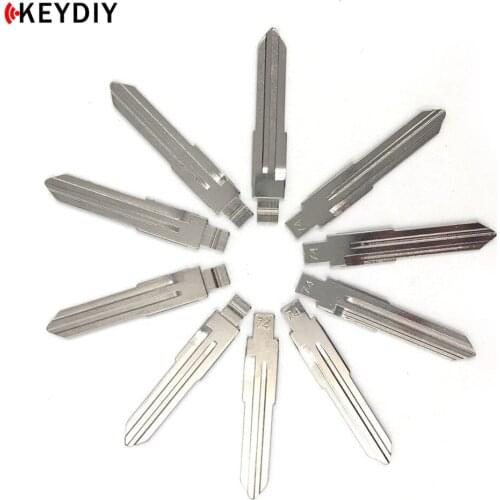 KEYDIY 10 pcs/lot Metal Blank Uncut Flip KD Remote Replacement Key Blade 74# for Pentium B50 Original