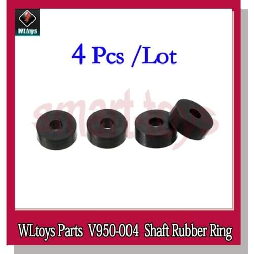 4pcs V950 Horizontal Shaft Rubber Ring V950-004 for WLtoys V950 6CH RC Helicopter Spare Parts