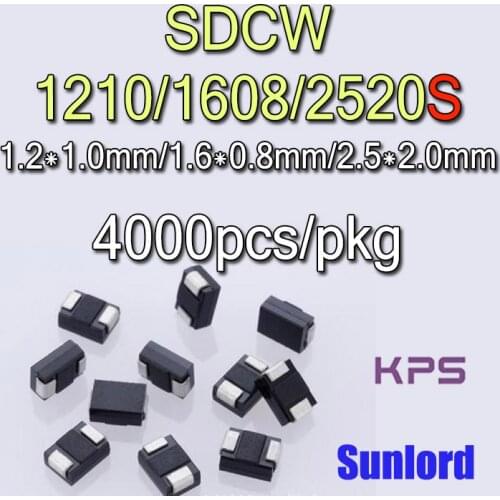 SDCW 1210S 1608S 2520S Camera 3C 5G AI EMI Phones Multilayer Chip Common Mode Choke Coil NFC DVCs HDD Video Audio Computer DVD
