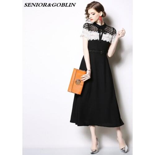 Summer Short Sleeve Dresses SENIOR&GOBLIN China