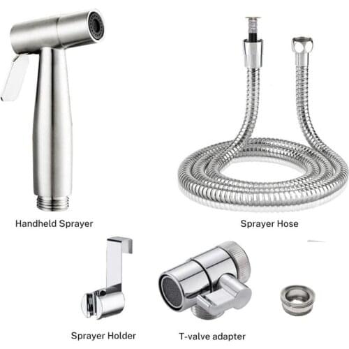 Wetips Toilet Hand Spray Bathroom Cleaning Ducha Portable Flush Toilet Faucet Douche Shower Basin Handheld Sink Water Sprayer