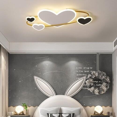 Modern LED Chandelier For Childrens Room Bedroom Study Nursery Ceiling Lamp Girls Boys Kids Creativity Star Light Fixture