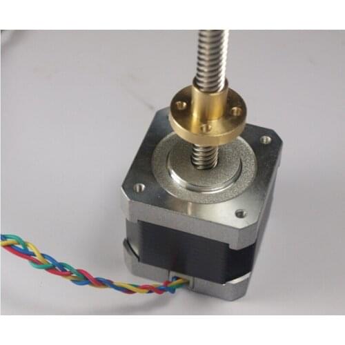 Ultimaker 2 Go-master 180 mm Z-Motor with Trapezoidal Lead ScrewTR 8*8(P2) for DIY ultimaker 2 GO 3D printer stepper mot