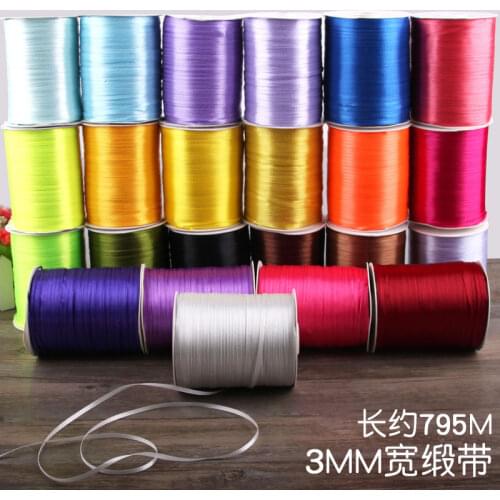 0.3cm cm narrow gold silver bookmark rope balloon package 3mm wide ribbon satin satin ribbon ribbon belt