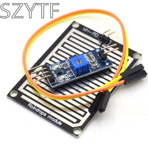3.3-5V Rain Raindrops Detection Sensor Rain Module Weather Humidity Module