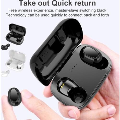 TWS Bluetooth Wireless Earphones Mini Waterproof 9D Surround Sound Noise Reduction Music Headphones For Xiaomi Huawei Iphone