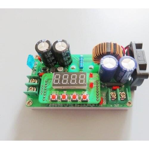 Digital Control power supply DC 6V-65V to 0-60v 8A Adjustable Buck regulated constant voltage constant current Capacity meter