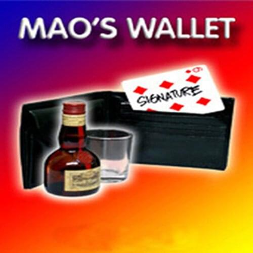 MaoS Wallet,Wonderful Wallet - Stage Magic Tricks,Close Up Magic,Street Magic,Wallet Magic,Mentalism,Illusions Party Magic Show
