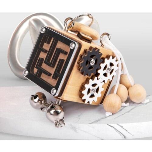 Kids Wooden Baby Busy Board Sensory Toys Montessori Toys For Fine Motor Skills Developmental Toys Learning Basic Life Skills Hot