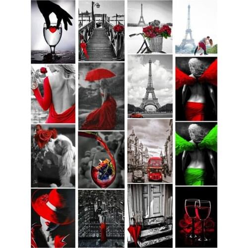 DIY Diamond Painting Sexy woman rose Cross Stitch Needlework Rhinestone Mosaic 5D Diamond Embroidery Home Decor JK