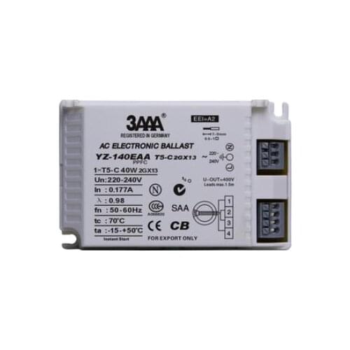 YZ140EAA-T5-C 40W 220-240V AC Fluorescent Lamp Electronic Ballast For T5 Ring Lamp Standard Reator