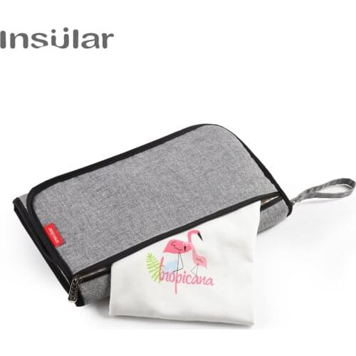 Hot Sale 3 In 1 Waterproof Changing Pad Diaper Travel Multifunction Portable Baby Diaper Cover Mat Clean Hand Folding Diaper Bag
