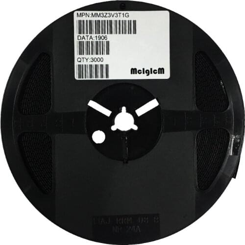 MCIGICM MM3Z3V3T1G Zener Diode 3.3V 300mW Surface Mount SOD-323 MM3Z3V3