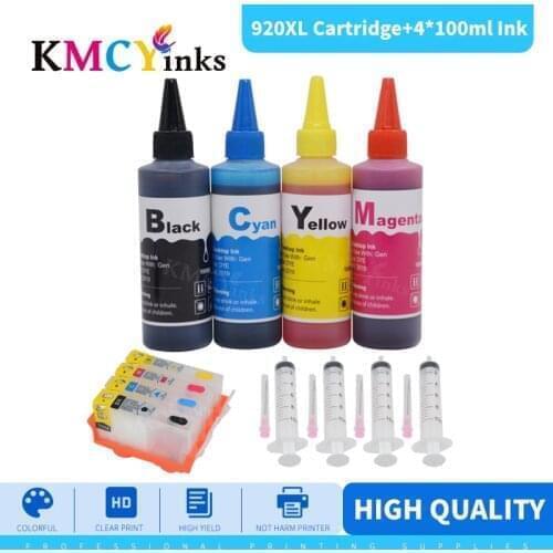 KMCYinks compatible FOR HP 932 933 ink cartridge refill ink kit for HP Officejet 6100 6600 6700 7110 7610 7612 7510 7512 printer