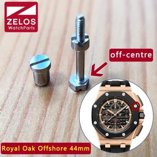 Watch bezels screw set for Audemars Piguet AP Royal Oak Offshore 44mm panda original watch bezel insert case back screw 26400