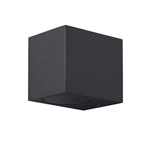 Apply outdoor waterproof MANTRA KANDANCHU LED 10W square. 8 cm high. Dark gray