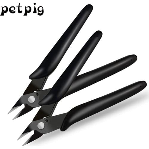 Petpig 5 Inch Diagonal Pliers Nipper Practical Electrical Wire Cable Cutters Cutting Side Snips Flush Mini Pliers Hand Tools