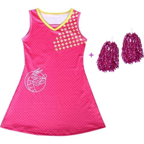 Girls dress Halloween Zombies Addison Cosplay Costumes Fashion Kids Fancy Princess Dresses Cheerleading Outfits Party up dress