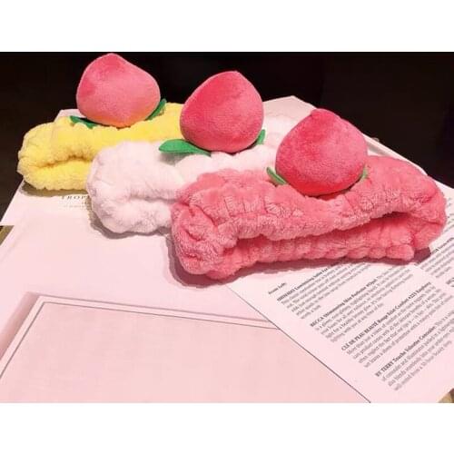 Fashion Women Peach Headbands Elegant Female Wash Face Hairbands No Slip Korean Styling Head Band Girl Hair Accessories Headwear
