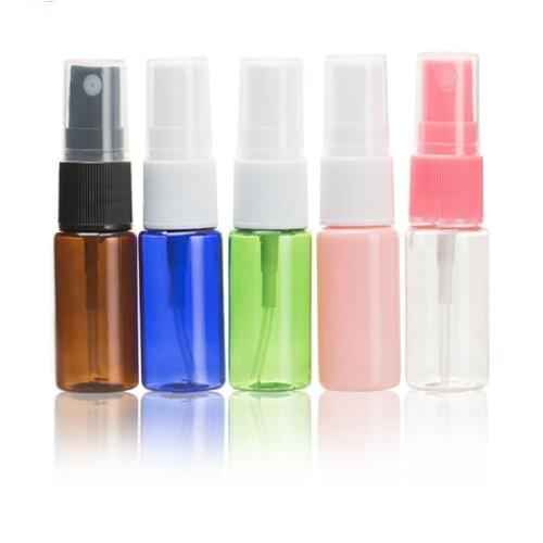 10ml Random Color Empty Refillable Plastic Pump Spray Bottle Travel Perfume Atomiser Refillable Makeup Sub-Bottle Container