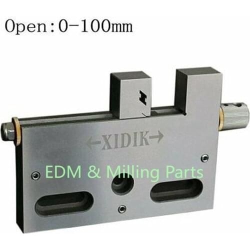 CNC Wire EDM Machine Sparks Vise 4" Jaw Stainless Steel High Precision Opening Clamping 0-100mm Tool