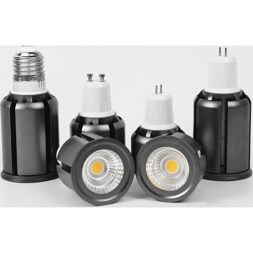 Super Bright Dimmable GU10 GU5.3 E27 COB 7W 10W 12W LED Bulbs Lamp AC110V 220V LED Spotlights Warm White/Cold White LED Lighting