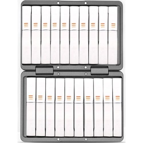 Universal Metal Cigarette Cartridge Case for Iqos 3.0 Duo Storage for Iqos 2.4 Plus Portable Flip Cover Carring Box