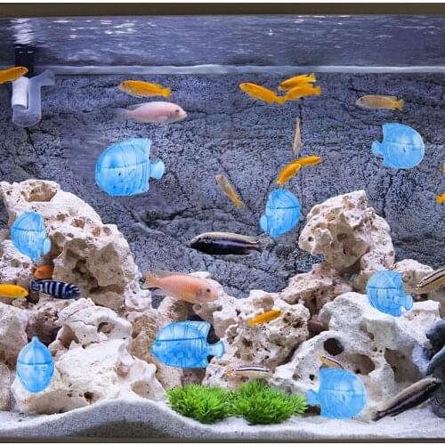 10Pcs Fishing Tank Humidifier Cleaner Long Service Time Fish Shaped ABS Universal Humidifier Tank Cleaner for Humidifiers