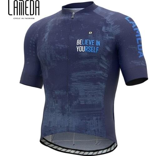 LAMBDA Cycling Jersey Summer Short Sleeve Mens Mountain Bike Road Bike Mtb Clothes Cycling Clothing