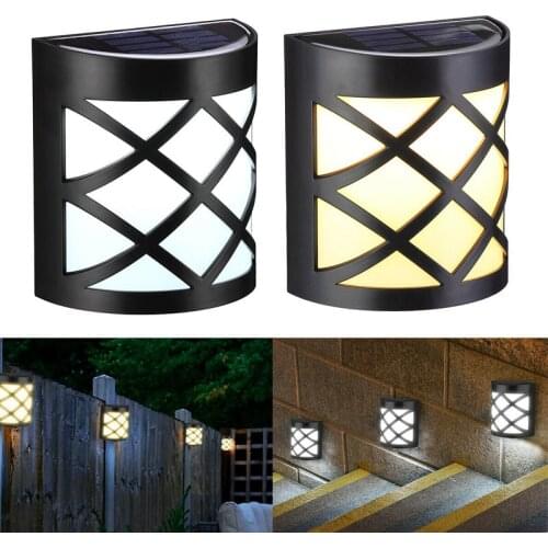 IP55 Waterproof Garden Solar Step Led Lights Outdoor Solar Power Light Lamp Decoration for Patio Stair Yard Fence