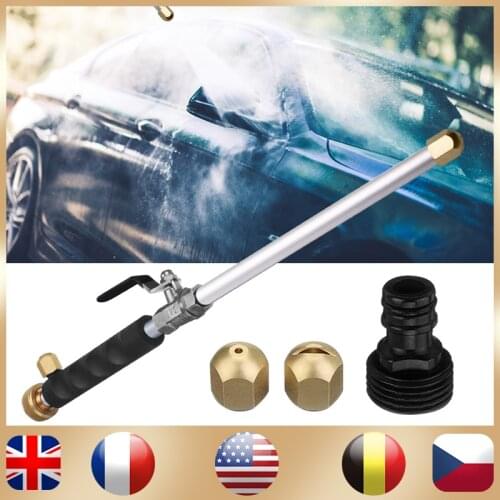 Water Gun Car Foam Wash Snow Foam High Pressure Water Gun Spray Nozzle Metal Water Gun Foam Generator Washing Tools Garden