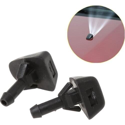 2pcs Front windshield washer nozzle Windshield Washer Wiper Water Spray Nozzle Jet For Volvo S40 S80 XC90 C70