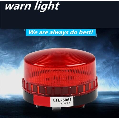4 Color LTE-5061 Signal Warning Light Waterproof 12V 120mA Indicator Light LED Lamp Small Flashing Light Security Alarm