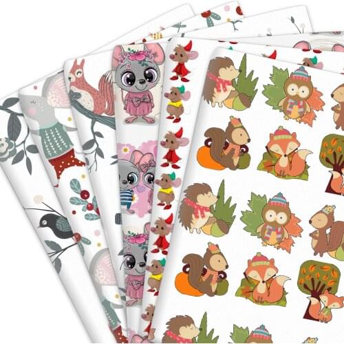 50*145cm Cartoon Mouse 100% Pure Cotton Polyester Cotton Material Patchwork Sewing Quilting Fabrics Quilt Needlework DIY Cloth