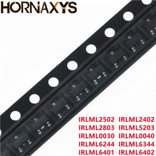 50pcs IRLML2502TRPBF SOT23 IRLML2502 SOT SOT-23 IRLML2402 IRLML2803 IRLML0030 IRLML5203 IRLML6344 IRLML6402 IRLML6401 IRLML6244