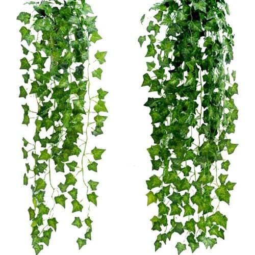 APRICOT 90cm Length Artificial Ivy Leaf Garland Plants Vine Fake Foliage Flowers Plastic Plants For DIY decoration