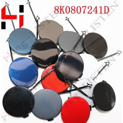 For A U D I GENUINE A4 8K ALLROAD 09-16 FRONT BUMPER TOW HOOK COVER CAP 8K0807241D